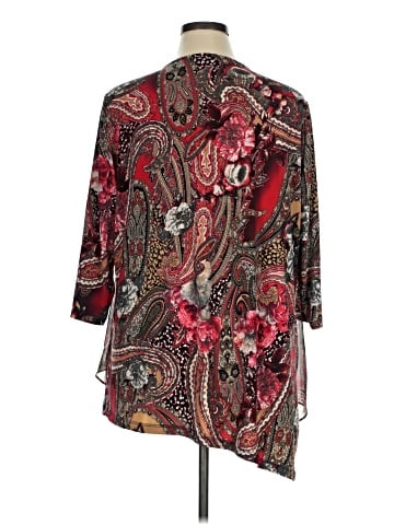 Susan Graver 3/4 Sleeve Blouse (view 2)