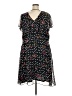 City Chic 100% Polyester Polka Dots Black Cocktail Dress Size 20 Plus (L) - photo 2