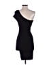 Bebe Solid Black Cocktail Dress Size P (petite) - photo 2