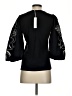 Chico's Black 3/4 Sleeve Top Size XS (00) - photo 2