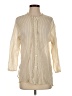 Massimo Dutti Ivory Long Sleeve Blouse Size XS - photo 1