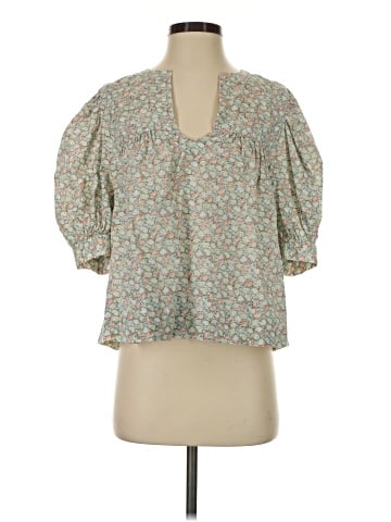 La Vie Rebecca Taylor 3/4 Sleeve Blouse (view 1)