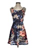 THREE PINK HEARTS Floral Blue Casual Dress Size XS - photo 1