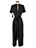 Takara Stripes Black Jumpsuit Size 5 - photo 2
