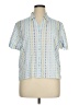 Alfred Dunner Polka Dots Blue Short Sleeve Blouse Size XL Petite - photo 1