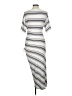 Max Studio Stripes Silver Casual Dress Size M - photo 2