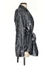Cinq à Sept 100% Polyester Metallic Silver Jacket Size S - photo 4