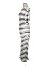 Max Studio Stripes Silver Casual Dress Size M - photo 5