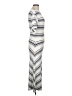 Max Studio Stripes Silver Casual Dress Size M - photo 4