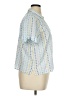 Alfred Dunner Polka Dots Blue Short Sleeve Blouse Size XL Petite - photo 4