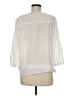 L.L.Bean 100% Cotton Ivory 3/4 Sleeve Blouse Size M - photo 2