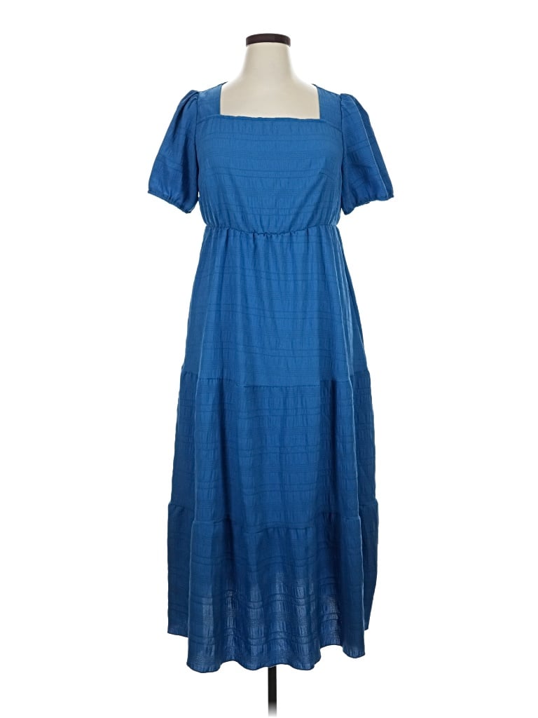 Pre-owned Unbranded Casual Dress In Blue