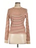 J.Crew 100% Merino Stripes Tan Turtleneck Sweater Size L - photo 1