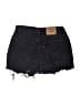 Levi's Black Denim Shorts Size 10 - photo 2