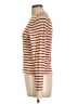 J.Crew 100% Merino Stripes Tan Turtleneck Sweater Size L - photo 5