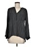 Joie Houndstooth Gray Long Sleeve Blouse Size M - photo 1