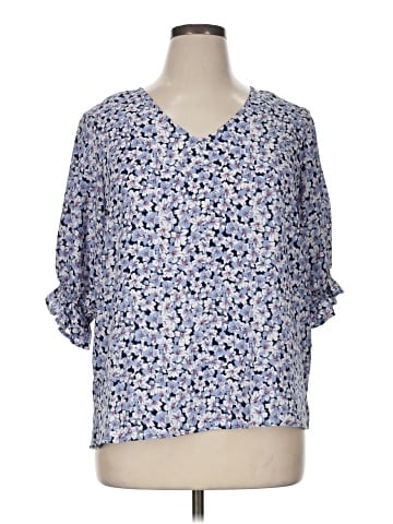 Well Worn Short Sleeve Blouse (view 1)