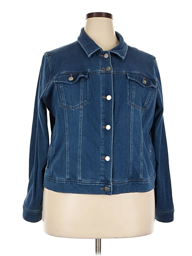 Pre-owned Liverpool Los Angeles Denim Jacket In Blue
