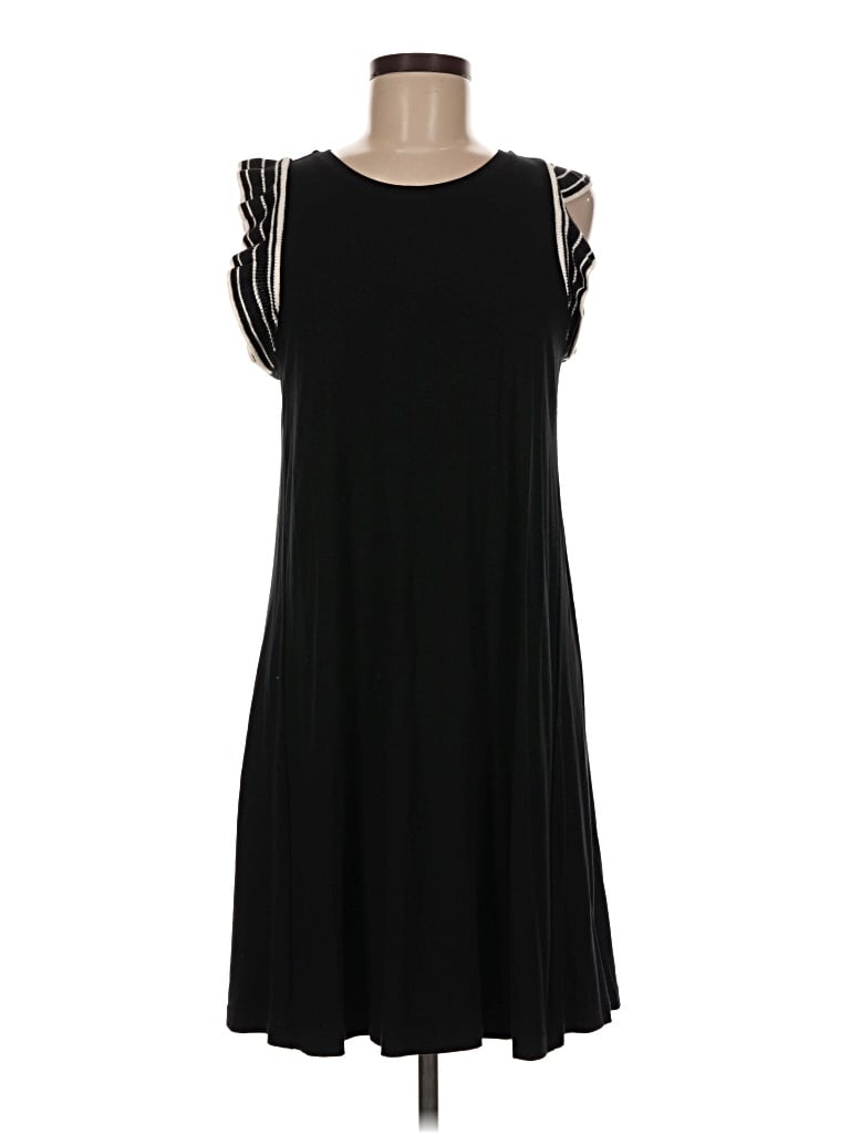Pre-owned Ann Taylor Loft Casual Dress In Black
