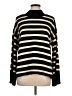 Sugarlips Stripes Black Turtleneck Sweater Size L - photo 1