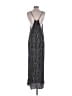 Mud Pie 100% Rayon Gray Casual Dress Size S - photo 2