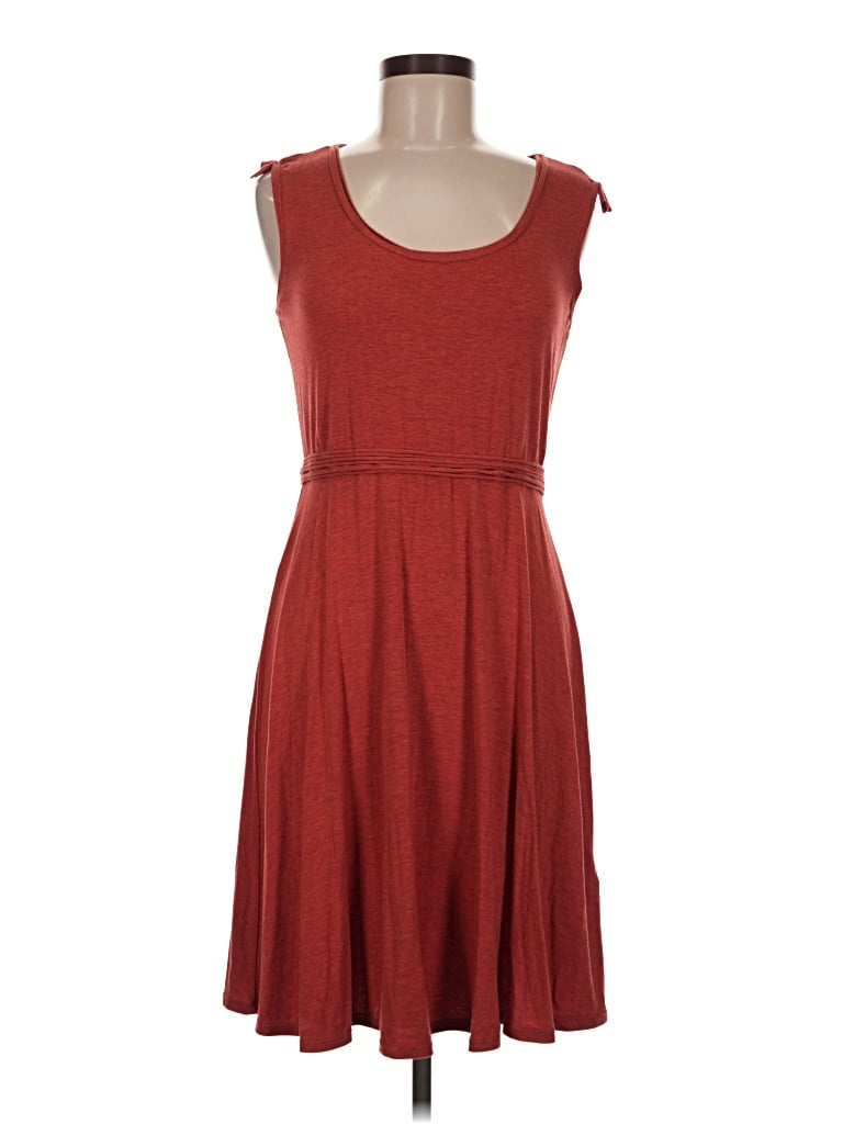 Pre-owned Max Studio Casual Dress In Burgundy