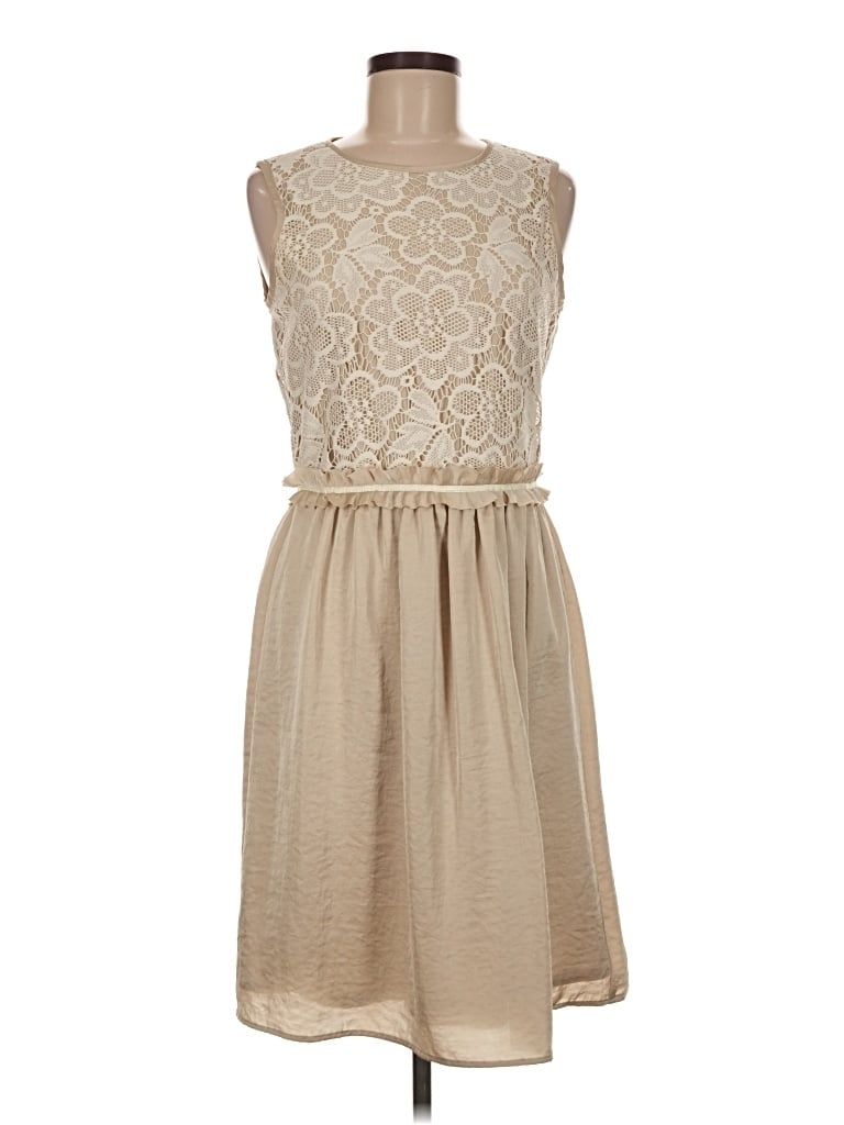 Pre-owned The Limited Casual Dress In Tan