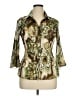 DressBarn Green 3/4 Sleeve Blouse Size 1X - photo 1