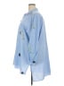 Manon Baptiste Blue 3/4 Sleeve Button-Down Shirt Size 56 - photo 5