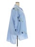 Manon Baptiste Blue 3/4 Sleeve Button-Down Shirt Size 56 - photo 4