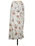 No Comment Floral Gray Casual Skirt Size M - photo 1