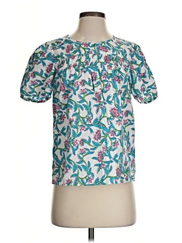 J.Crew Factory Store Short Sleeve Blouse (view 1)