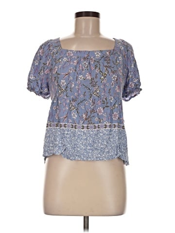 June & Hudson Short Sleeve Blouse (view 1)