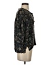 Ecote 100% Rayon Black 3/4 Sleeve Blouse Size S - photo 4