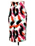 Antonio Melani Print Orange Casual Skirt Size 2 - photo 2