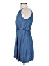 Alya Solid Blue Casual Dress Size XS - photo 5