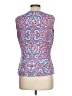 J. McLaughlin Blue Sleeveless Blouse Size L - photo 2