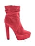 Shoedazzle Red Ankle Boots Size 7 1/2 - photo 1