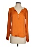 Express Orange Long Sleeve Blouse Size XS - photo 1