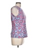 J. McLaughlin Blue Sleeveless Blouse Size L - photo 4