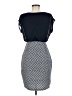 En Focus Studio Chevron-herringbone Blue Cocktail Dress Size 8 - photo 2