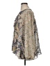 Torrid 100% Polyester Paisley Silver 3/4 Sleeve Blouse Size 1X Plus (1) - photo 5