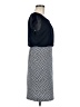 En Focus Studio Chevron-herringbone Blue Cocktail Dress Size 8 - photo 4