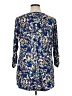 Premise Studio Floral Graphic Blue 3/4 Sleeve T-Shirt Size 1X - photo 2