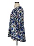 Premise Studio Floral Graphic Blue 3/4 Sleeve T-Shirt Size 1X - photo 5