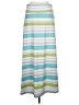 Signature Studio Stripes Teal Casual Skirt Size L - photo 1