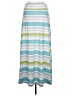 Signature Studio Stripes Teal Casual Skirt Size L - photo 2