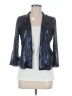 Michael Stars 100% Polyester Metallic Blue Blazer Size M - photo 1