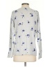 Nic + Zoe Print Silver Pullover Sweater Size S - photo 2