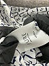 Pure Collection 100% Silk Print Silver Long Sleeve Silk Top Size 10 - photo 8